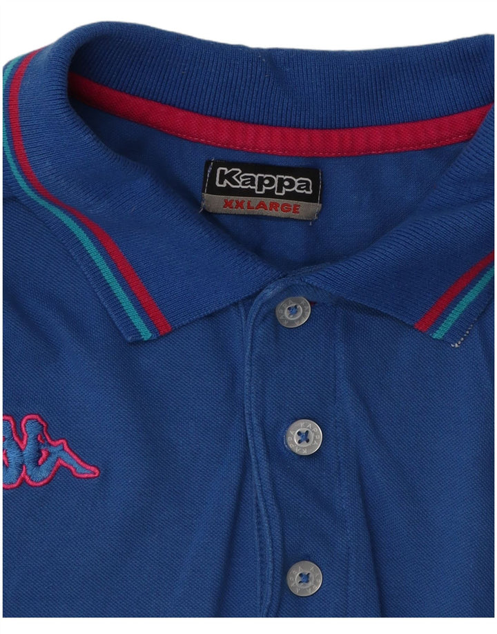 Kappa Herren Poloshirt 2XL Blau