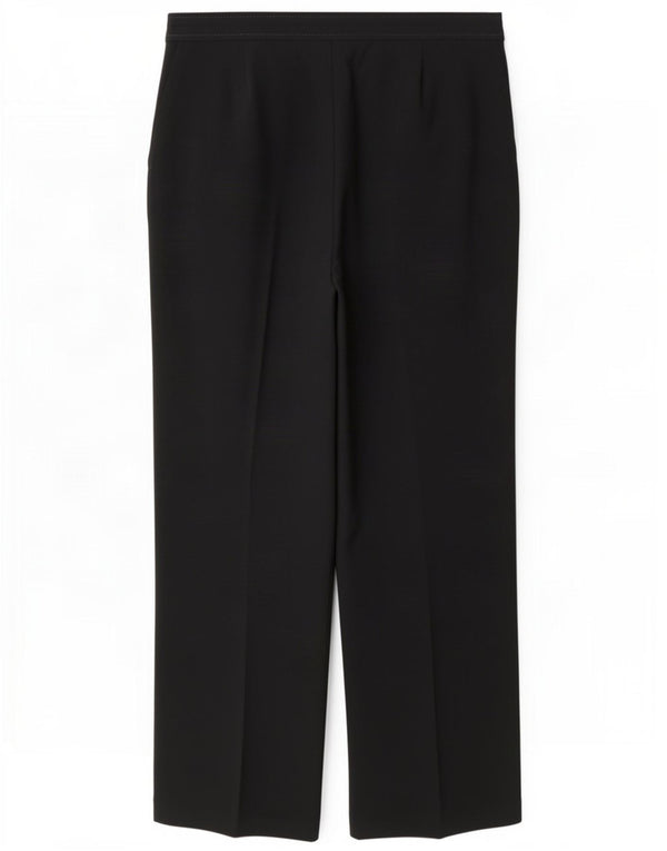 Marks & Spencer Damen-Freizeithose mit weitem Bein, UK 14, Größe L W34 L30, Schwarz
