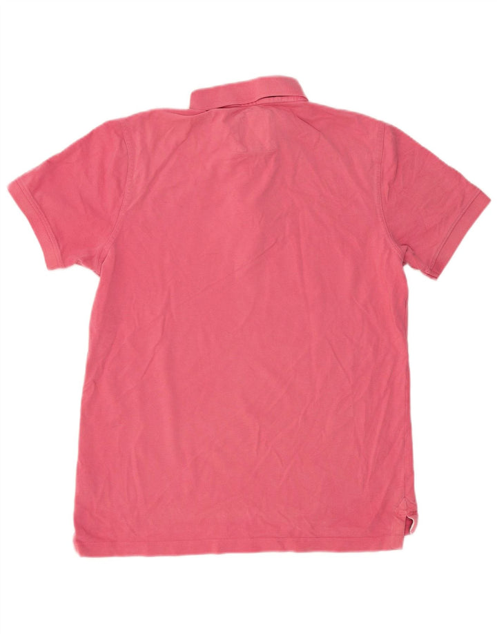 Crew Clothing Herren-Poloshirt aus mittelrosa Baumwolle