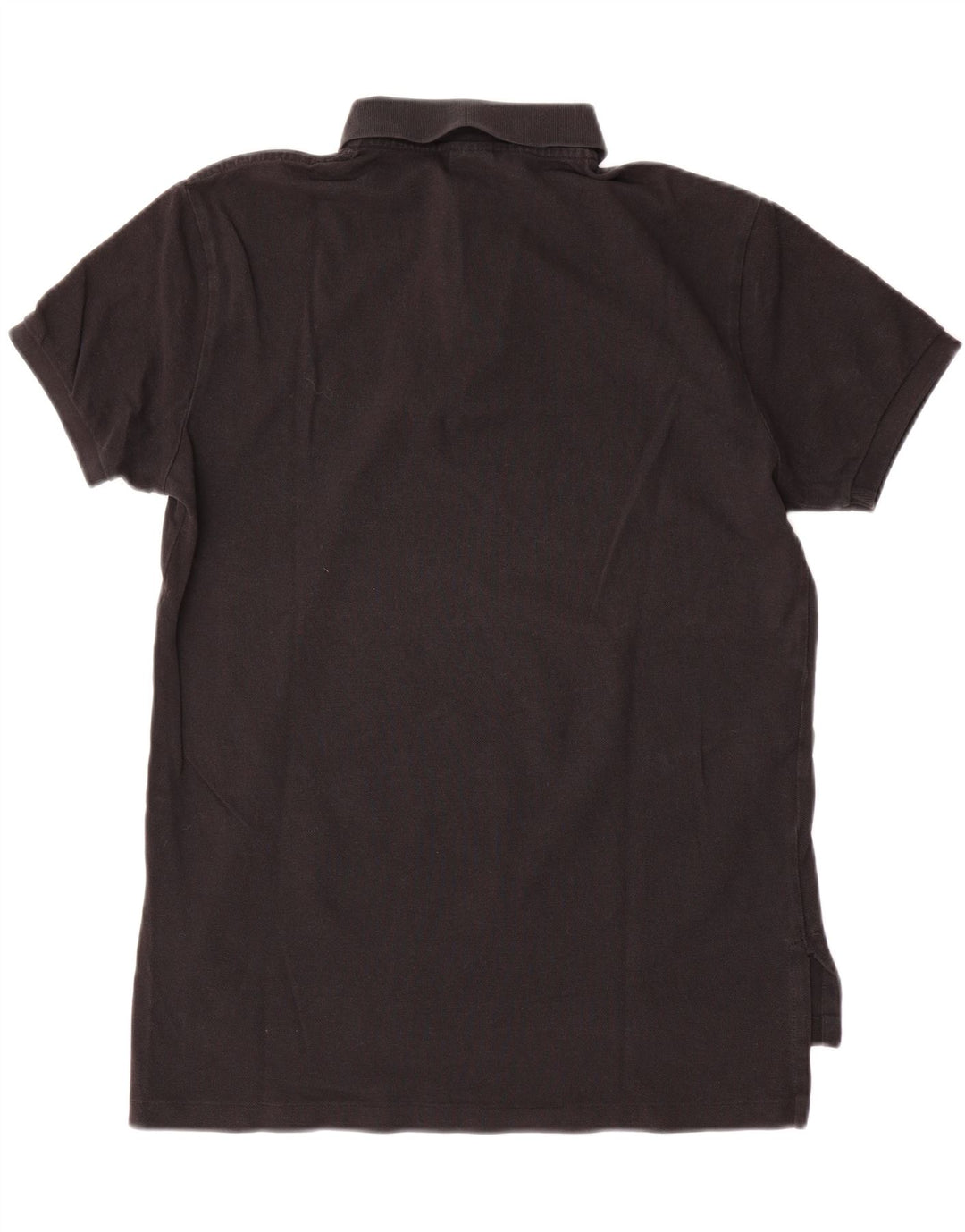 Polo Ralph Lauren Herren-Poloshirt mit individueller Passform, mittelschwarze Baumwolle