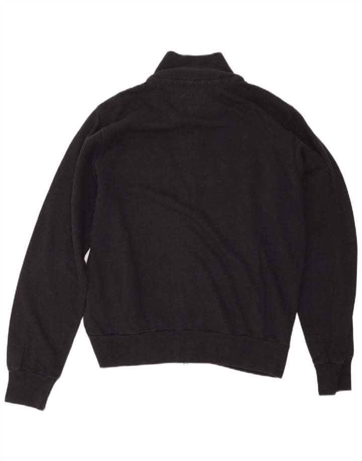 Woolrich Herren-Trainingsanzug-Oberteil mit Grafik, mittelschwarze Baumwolle