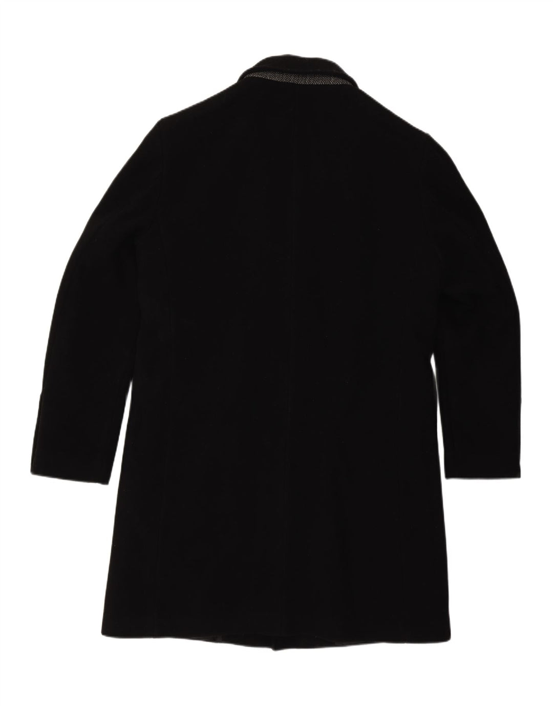 Superdry Herrenmantel UK 40 Large aus schwarzer Wolle