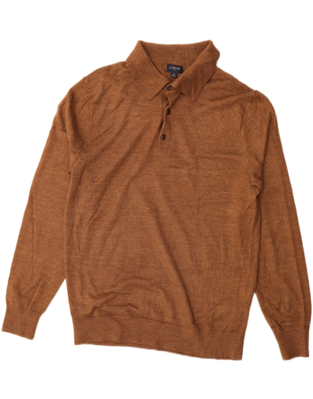 J. CREW Herren-Pullover mit Rollkragen, mittelbraunes Acryl