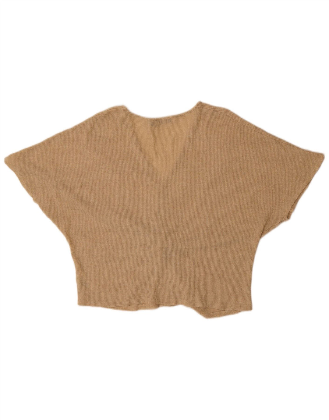 Marks & Spencer Damen-Blusenoberteil mit Fledermausärmeln, Gr. 40, Größe L, Viskose mit goldfarbenen Flecken
