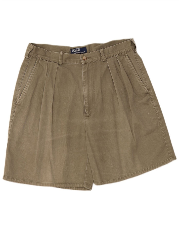 Ralph Lauren Herren Chinoshorts W33 Medium Khaki