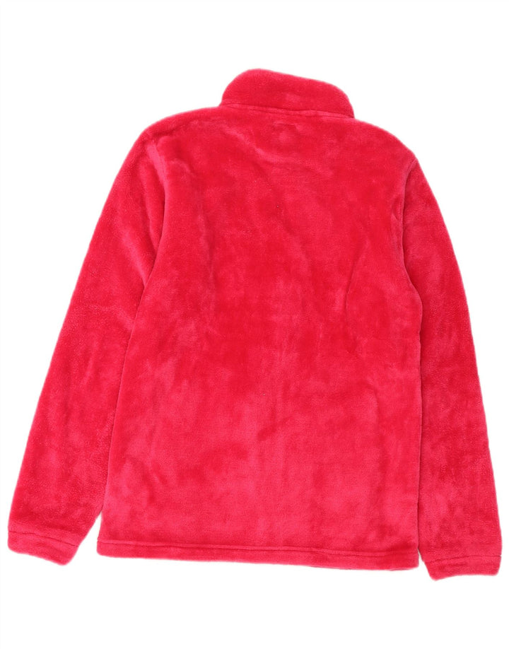 Brugi Fleecejacke für Mädchen, 14–15 Jahre, Burgunderrot, Polyester