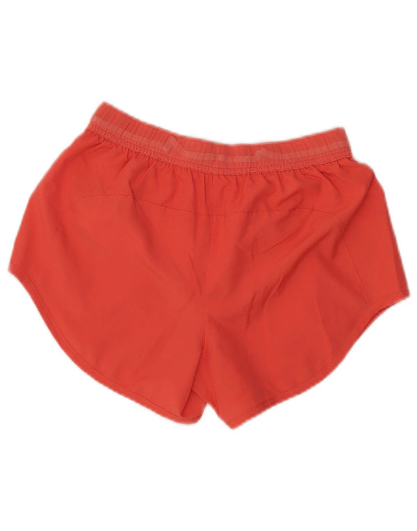 Nike Damen Dri Fit Sport Shorts UK 4 XS Rot Polyester