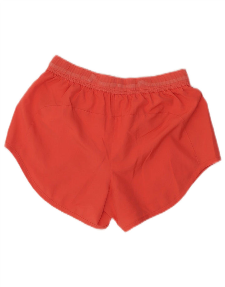 Nike Damen Dri Fit Sport Shorts UK 4 XS Rot Polyester