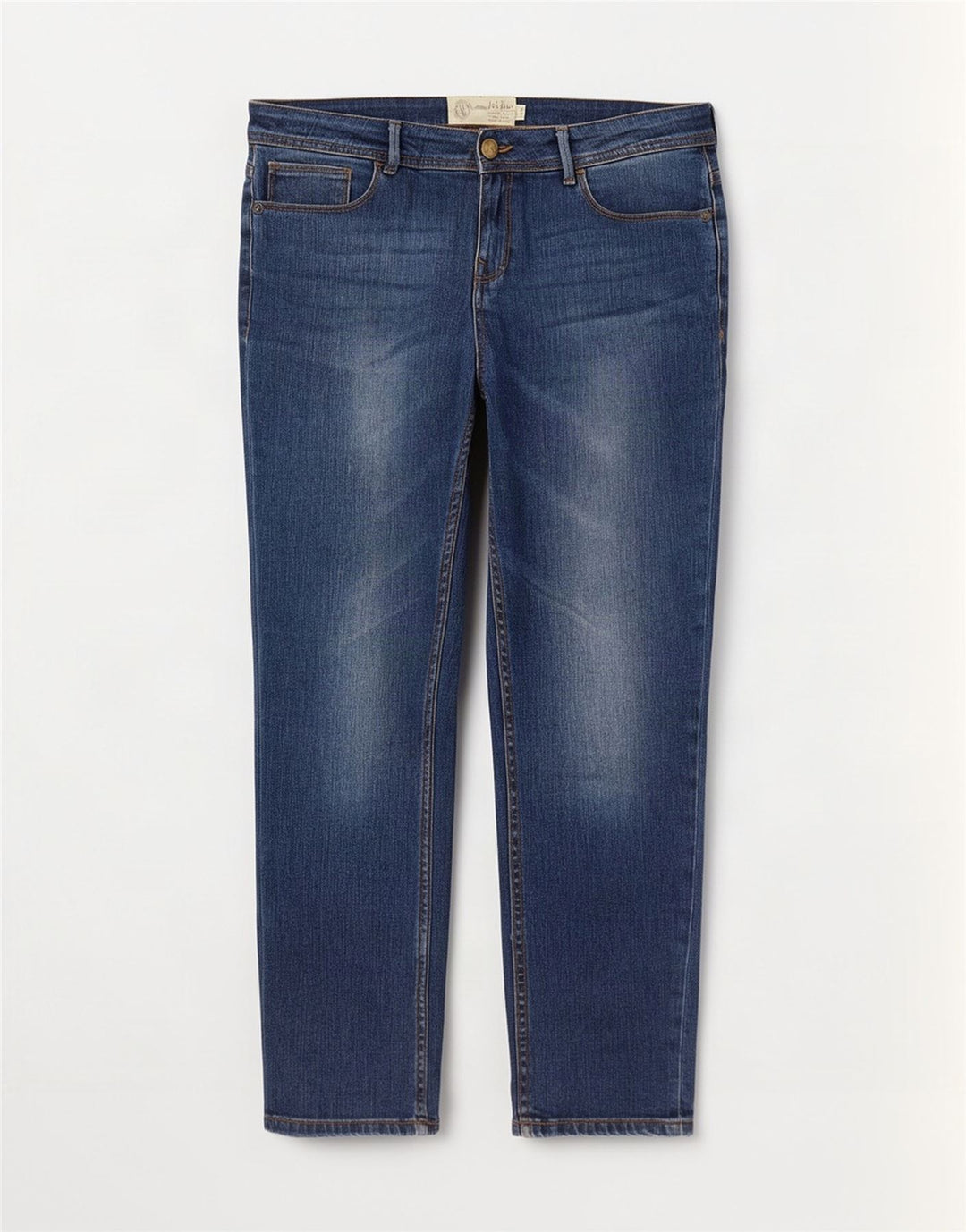 Fat Face Damen Slim Jeans UK 14 Large W38 L27 Blau