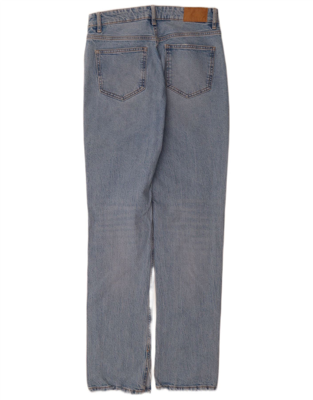 Zara Damen Straight Jeans EU 38 Small W28 L32 Blaue Baumwolle