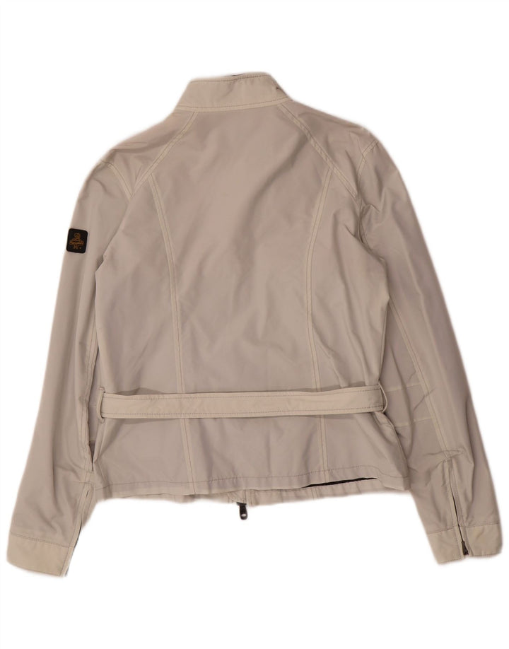Refrigiwear Damen Regenjacke IT 46 Large Weiß Nylon