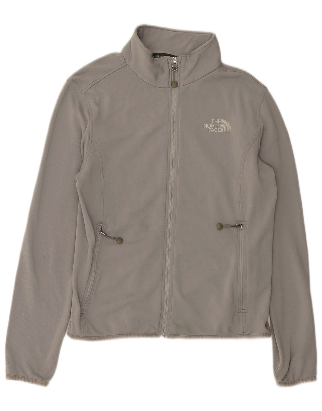 The North Face Damen-Trainingsanzugoberteil, UK 14, mittelgraues Polyester