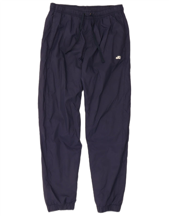 Nike Herren-Trainingshose, Jogginghose, klein, marineblaues Nylon