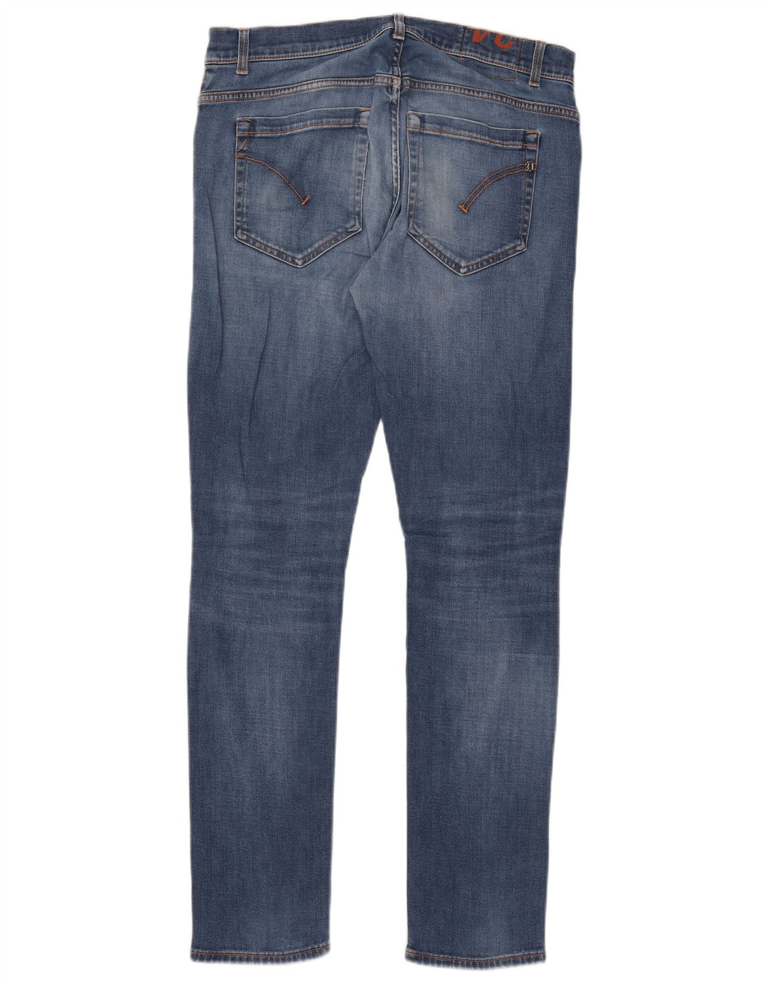 Dondup Herren George Skinny Jeans W34 L32 Blaue Baumwolle
