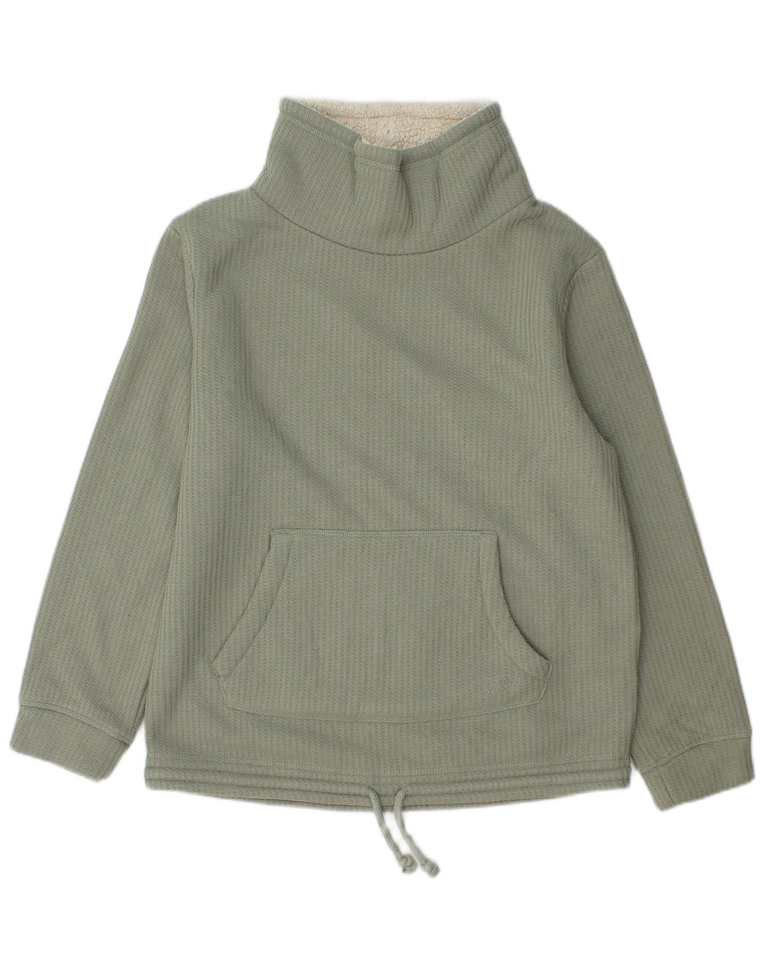 Weird Fish Damen Sweatshirt Pullover UK 12 Mittelgrün Polyester