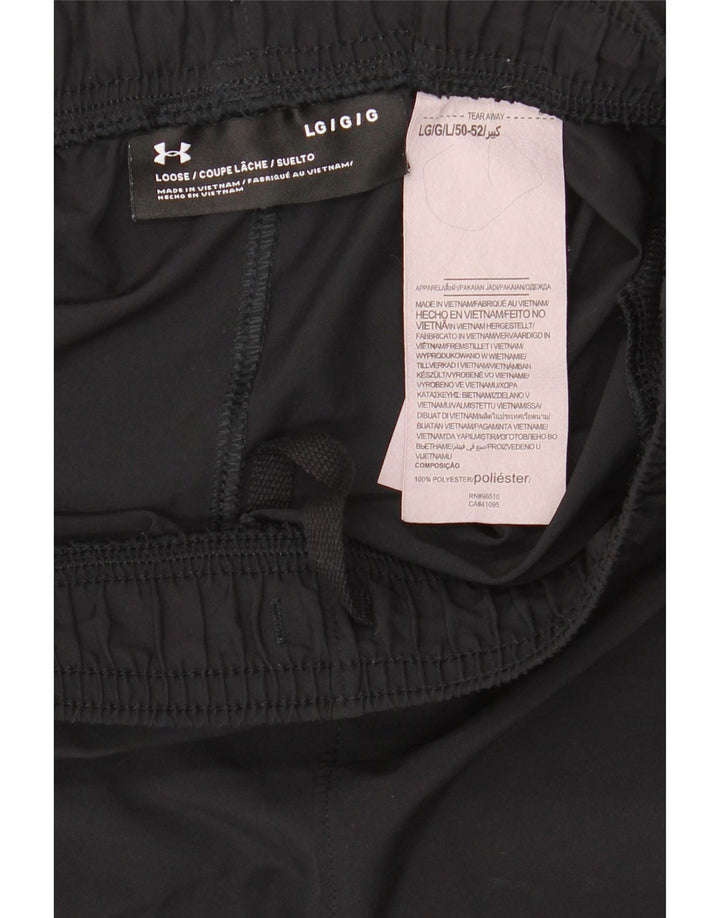 Under Armour Herren Graphic Loose Fit Sport Shorts Large Schwarz Polyester