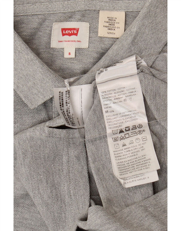 LEVI'S Herren-Poloshirt, kleine graue Baumwolle