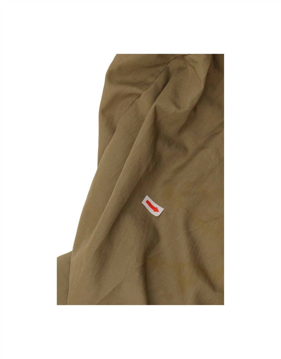 DIADORA Mens Hooded Rain Jacket UK 40 Large Khaki Polyamide