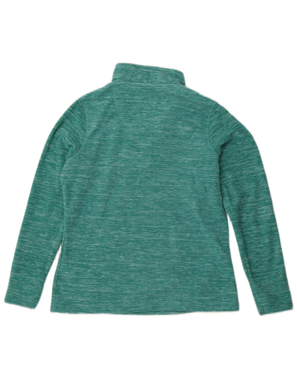 Weird Fish Damen-Fleecepullover in Übergröße, Gr. 10, Größe S, Grün, Polyester