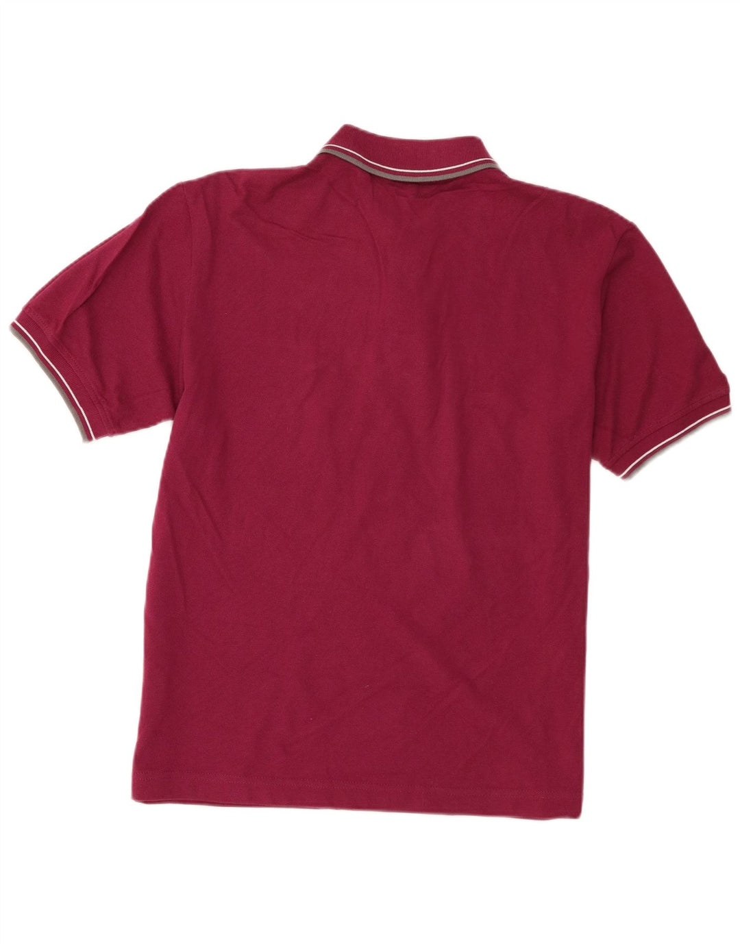 Kappa Herren Kurzarm-Poloshirt mit normaler Passform, große rote Baumwolle