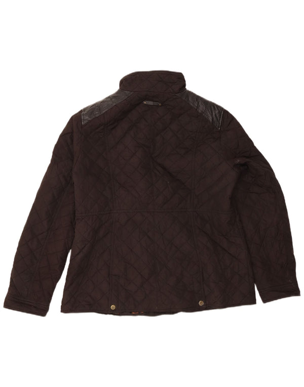 Ralph Lauren Damen Steppjacke UK 14 Large Braun Polyester