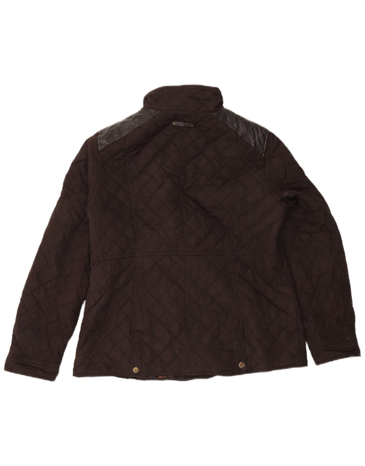 Ralph Lauren Damen Steppjacke UK 14 Large Braun Polyester