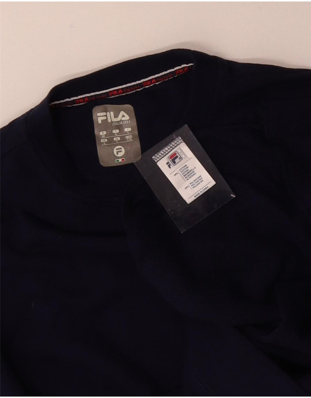 FILA Herren-Sweatshirt-Pullover, große marineblaue Baumwolle