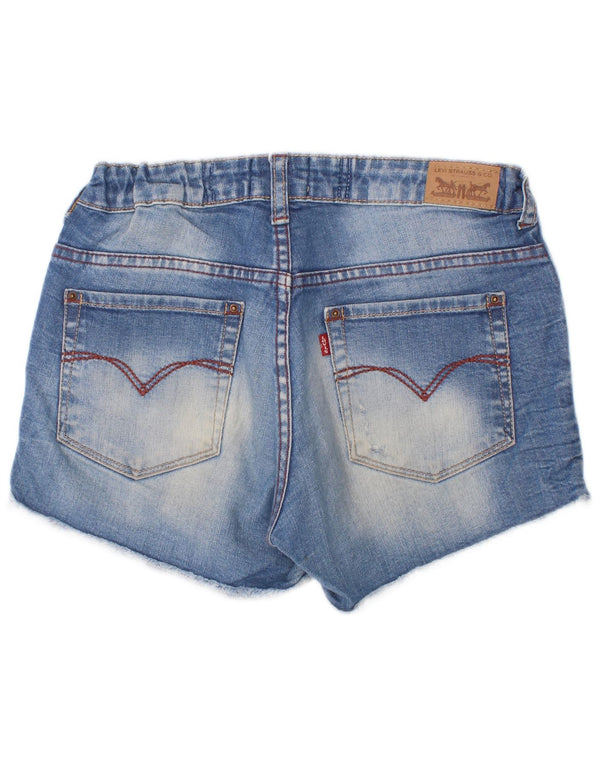 Levi's Jeansshorts im Used-Look für Mädchen, 13–14 Jahre, W26, blaue Baumwolle