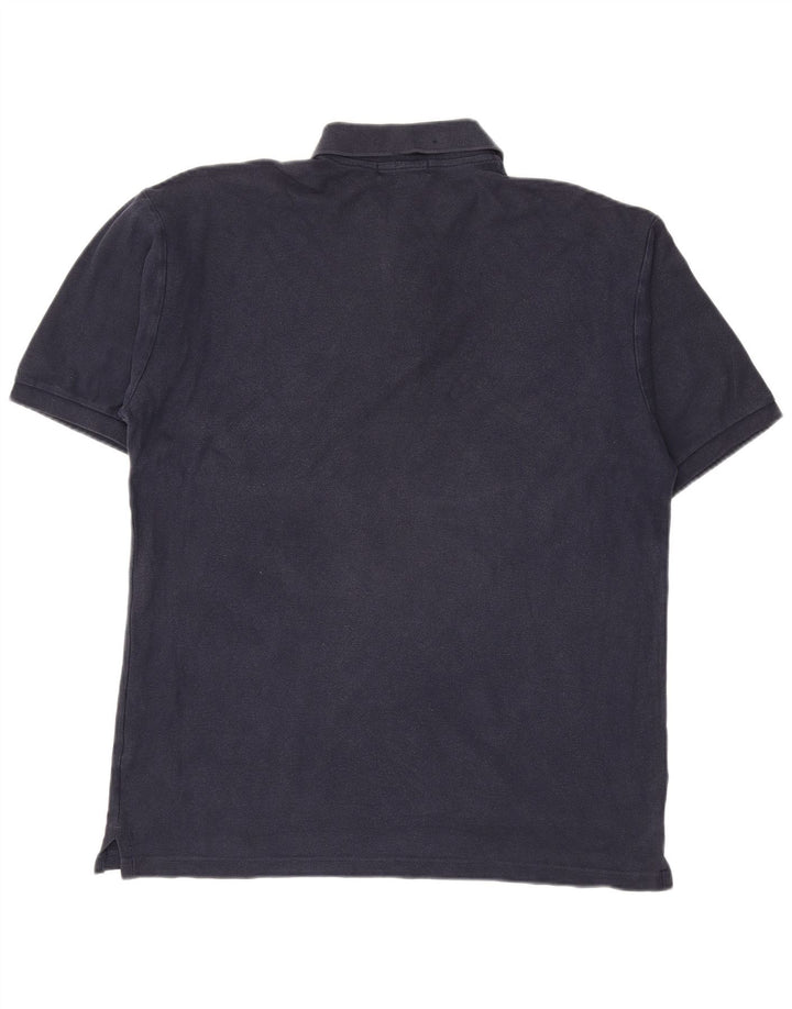 FILA Herren Poloshirt IT 52 Large Marineblau Baumwolle