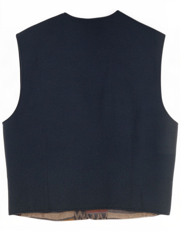 Vintage Herren Weste Medium Mehrfarbig Geometrisch