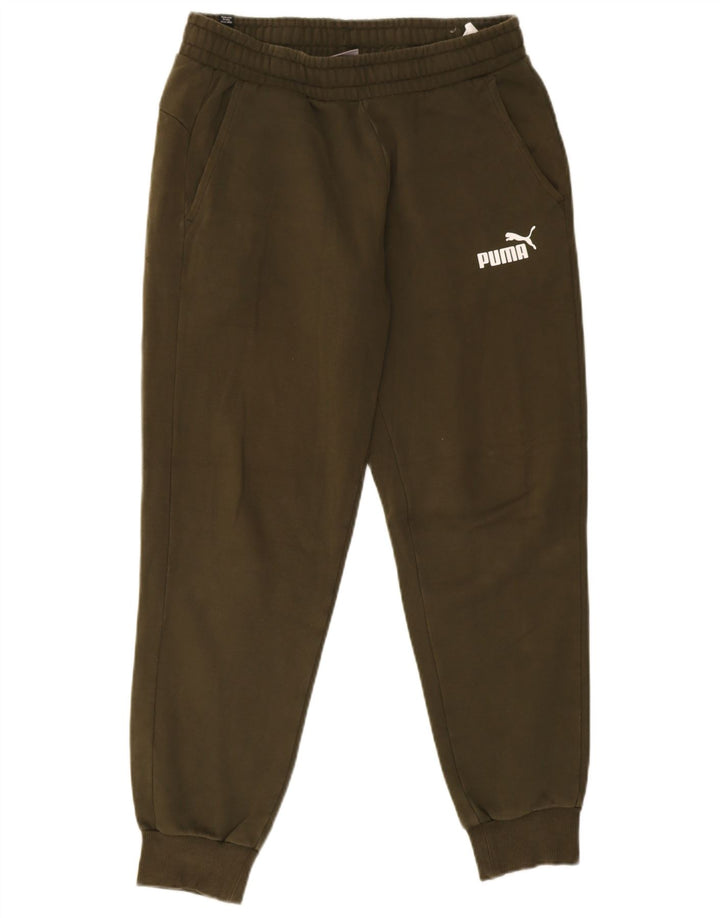 Puma Herren-Trainingshose, Jogginghose, mittelgrün, Baumwolle