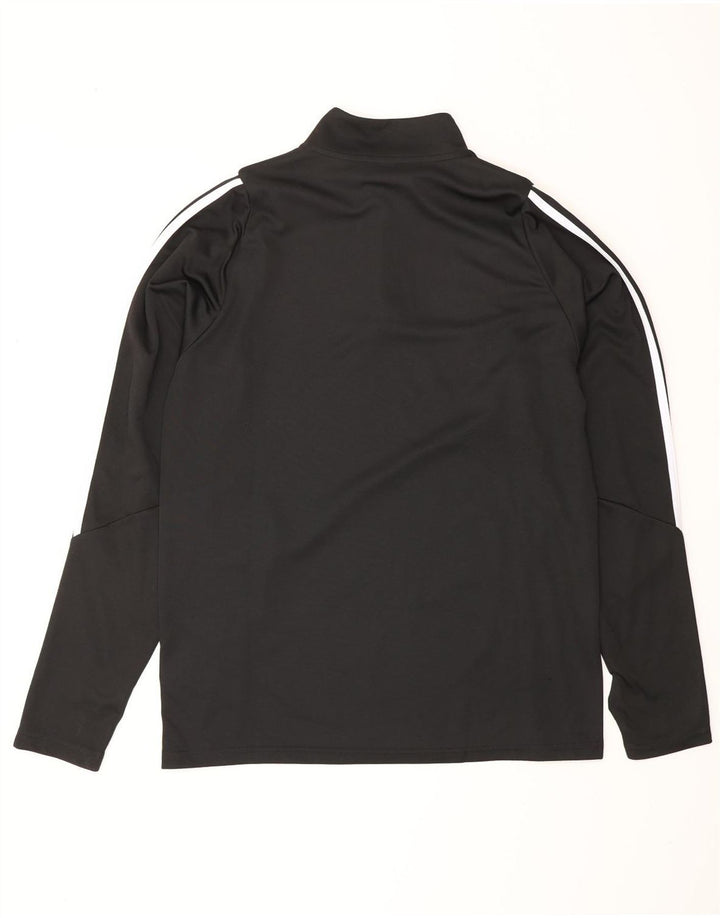 ADIDAS Herren Aeroready Pullover-Trainingsanzug-Oberteil, groß, Schwarz, Farbblock
