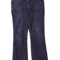 Lee Damen Marion Bootcut Jeans W32 L27 Marineblau Baumwolle