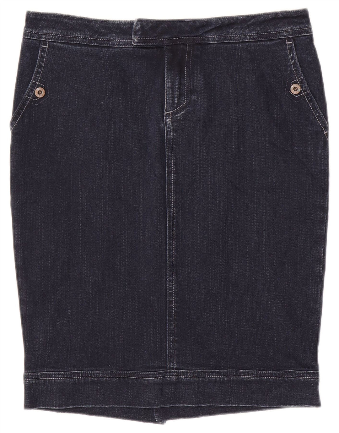 Woolrich Damen Jeansrock W29 Mittel Marineblau