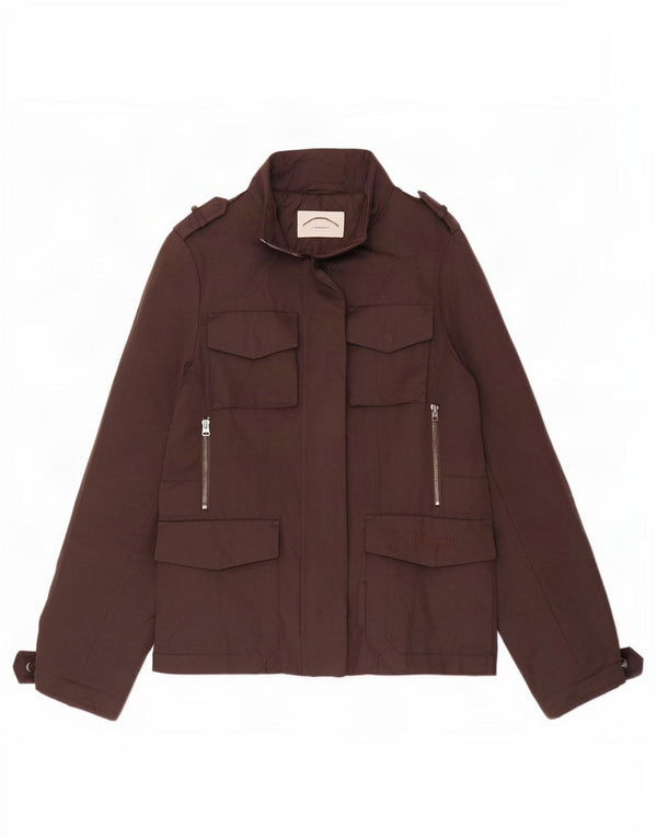 Wrangler Damen Militärjacke UK 18 XL Braunes Polyester