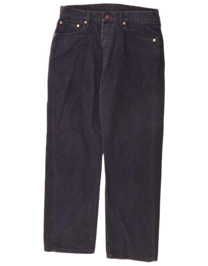 Levi's Herren 551 Straight Jeans W34 L30 Marineblaue Baumwolle