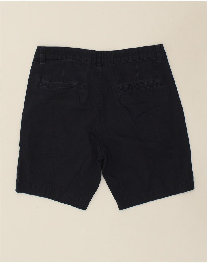 DACK'S Womens Regular Fit Chino Shorts IT 44 Medium W30  Navy Blue Cotton | Vintage Dack's | Thrift | Second-Hand Dack's | Used Clothing | Messina Hembry 