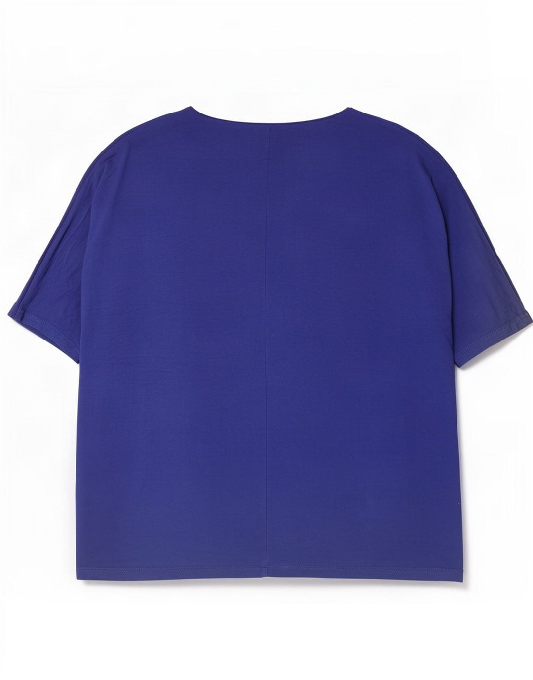 Marks & Spencer Damen-Oversize-Blusenoberteil, UK-Größe 44, Größe L, blaue Viskose