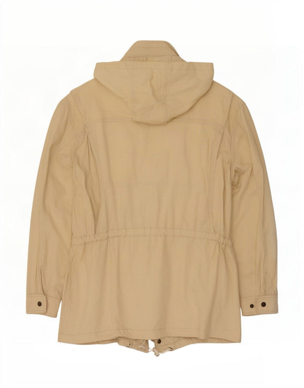 Leader Herren-Utility-Jacke mit Kapuze, UK 40, Größe L, Beige, Baumwolle