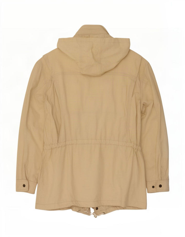 Leader Herren-Utility-Jacke mit Kapuze, UK 40, Größe L, Beige, Baumwolle