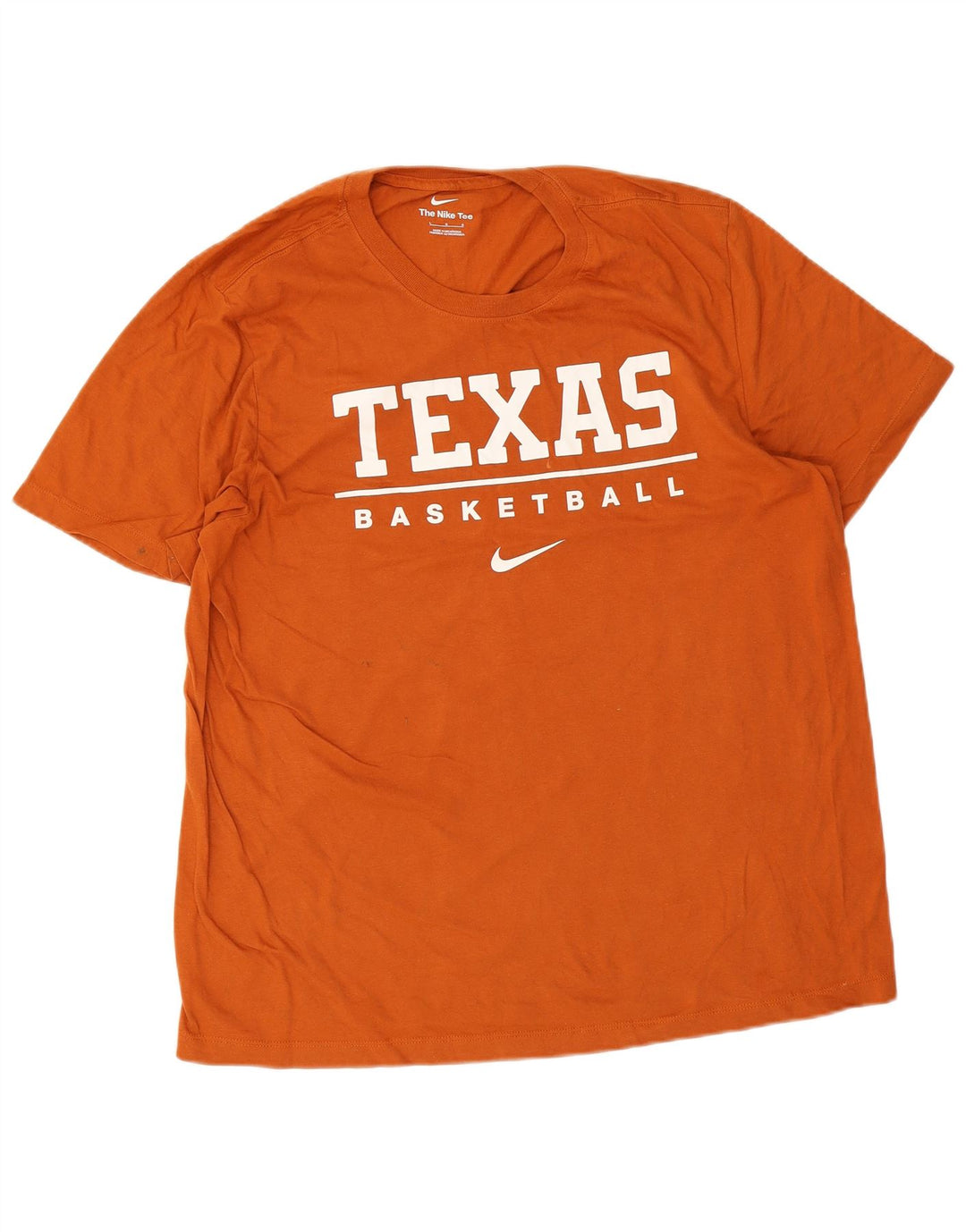 Nike Herren-T-Shirt „Texas“ mit Grafik, Größe L, Orange, Baumwolle