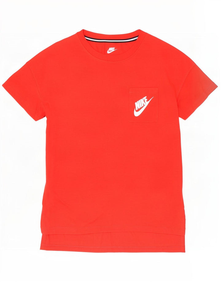Nike Herren T-Shirt Top Small Rot Baumwolle
