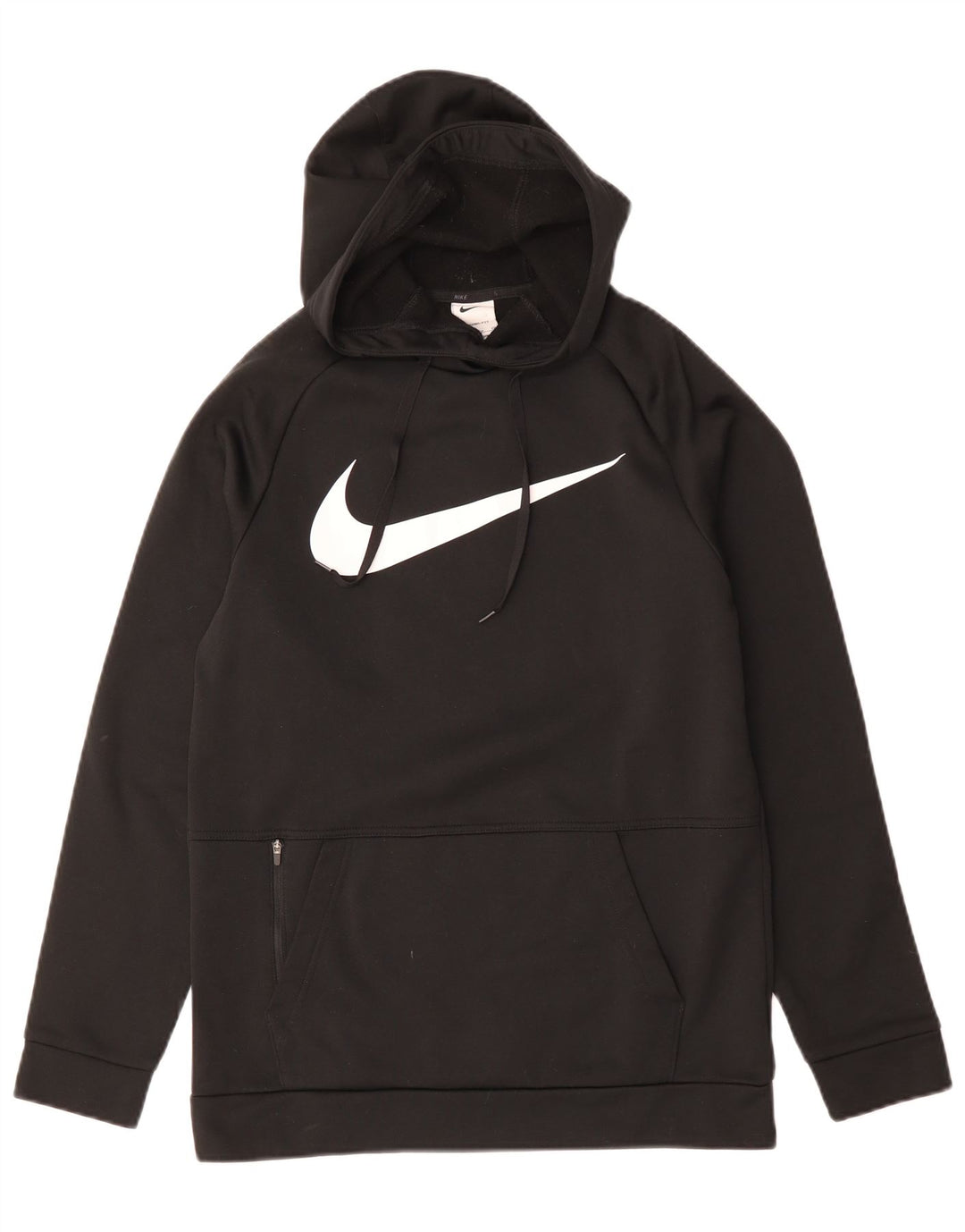 Nike Herren Therma-Fit Graphic Hoodie Pullover Small Schwarz Polyester