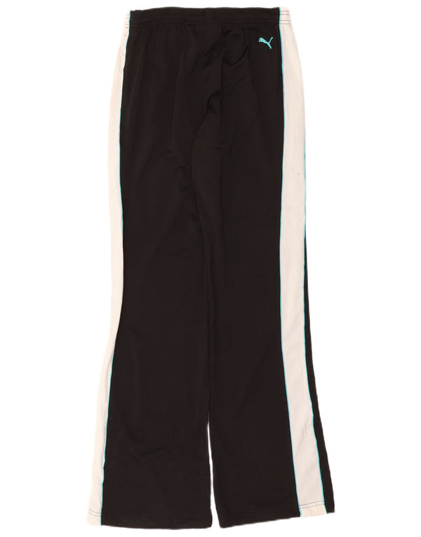 PUMA Damen-Trainingshose, UK 14, Größe L, Schwarz, Colourblock-Polyester
