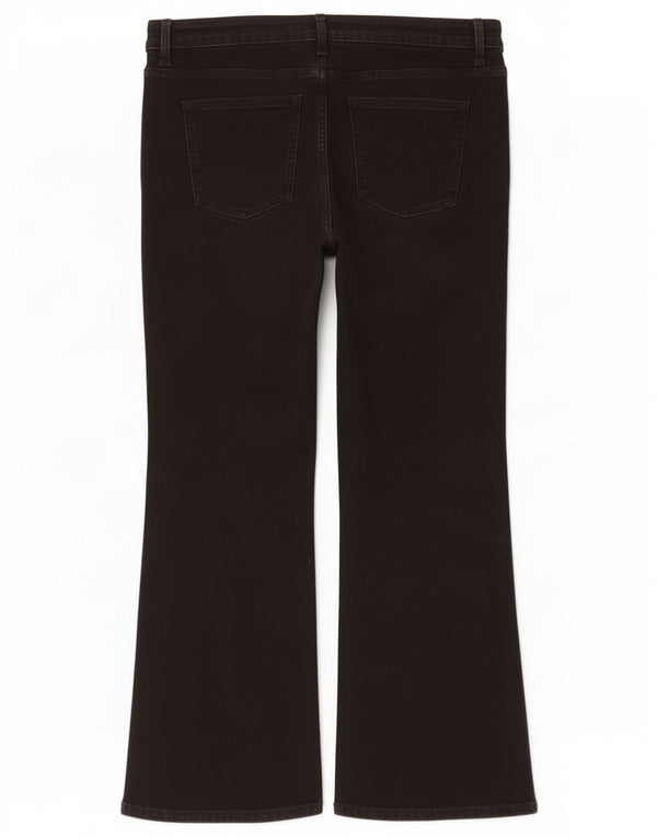 Marks & Spencer Damen Eva Regular Bootcut Jeans UK 22 3XL W42 L28 Schwarz