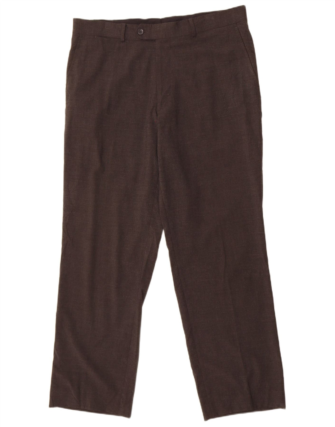 Gerade Anzughose für Herren von Zara, EU 46, XL, W36, L29, Grau, Polyester