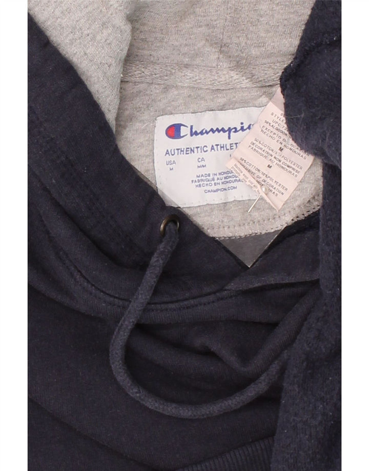 CHAMPION Mens Hoodie Jumper Medium Navy Blue Cotton Vintage Champion and Second-Hand Champion from Messina Hembry 