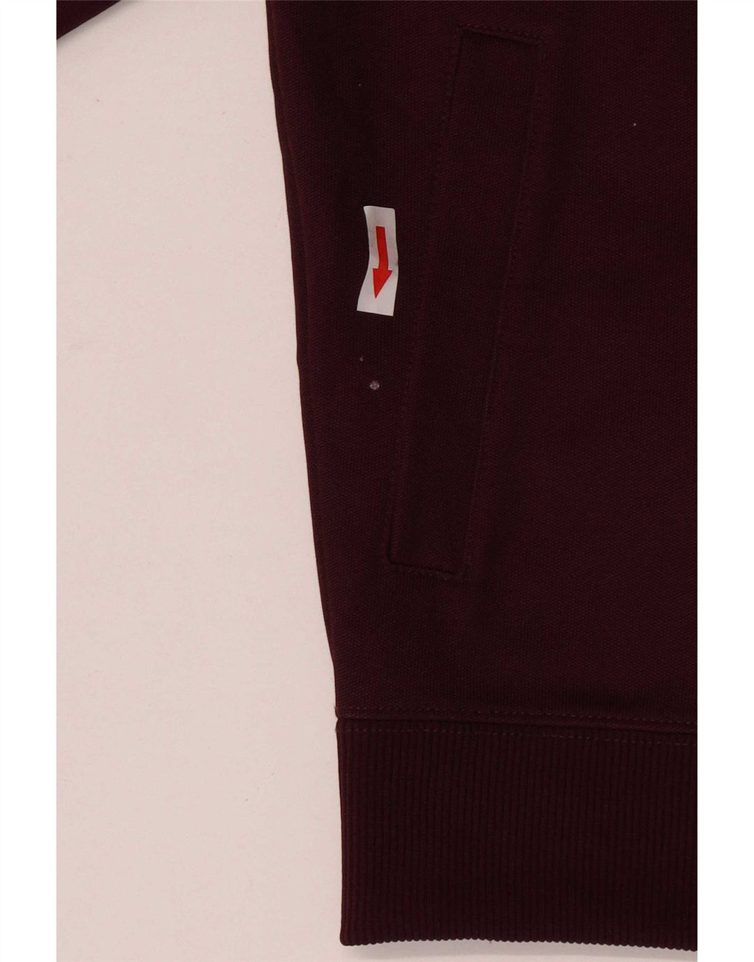 Fred Perry Jungen-Trainingsanzug-Top-Jacke, 9–10 Jahre, mittleres Kastanienbraun, Farbblock