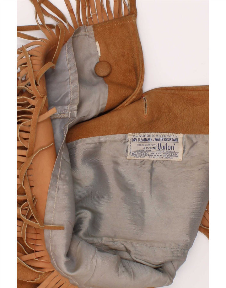 Quilon Western-Wildlederjacke für Jungen, 5–6 Jahre, Beige