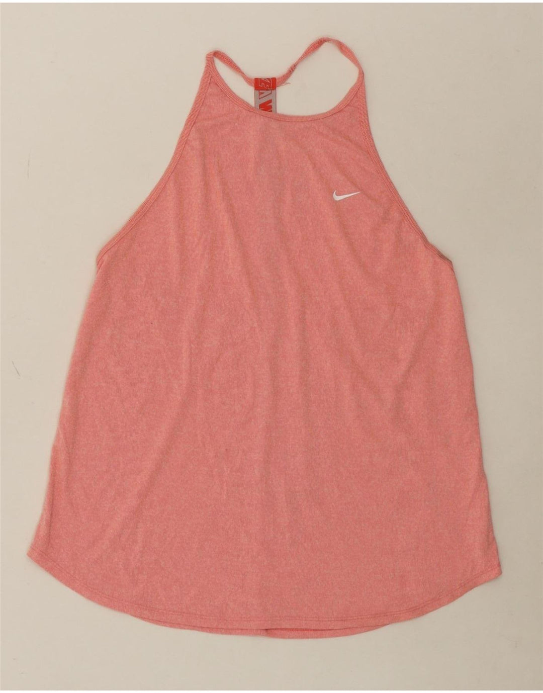 NIKE Womens Dri Fit Graphic Halter Top UK 18 XL Pink Polyester Vintage Nike and Second-Hand Nike from Messina Hembry 